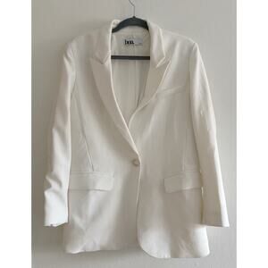 BOA. Because of Alice White Single Button Blazer XS